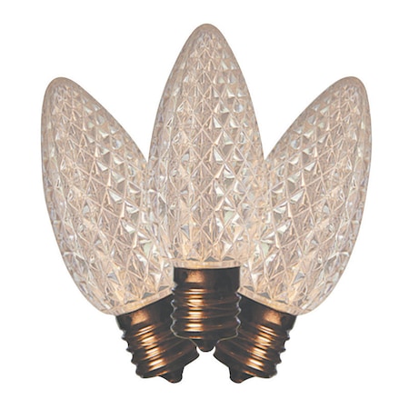 Holiday Bright Lights Holiday Bright Lights LED C9 Warm White 25 ct Replacement Christmas Light Bulbs BU25LEDFC9-TWWA